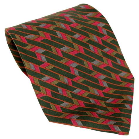 vintage ysl necktie badminton geometric|Vintage Yves Saint Laurent Ties .